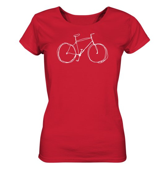 Kritzelfahrrad - Ladies Organic Shirt