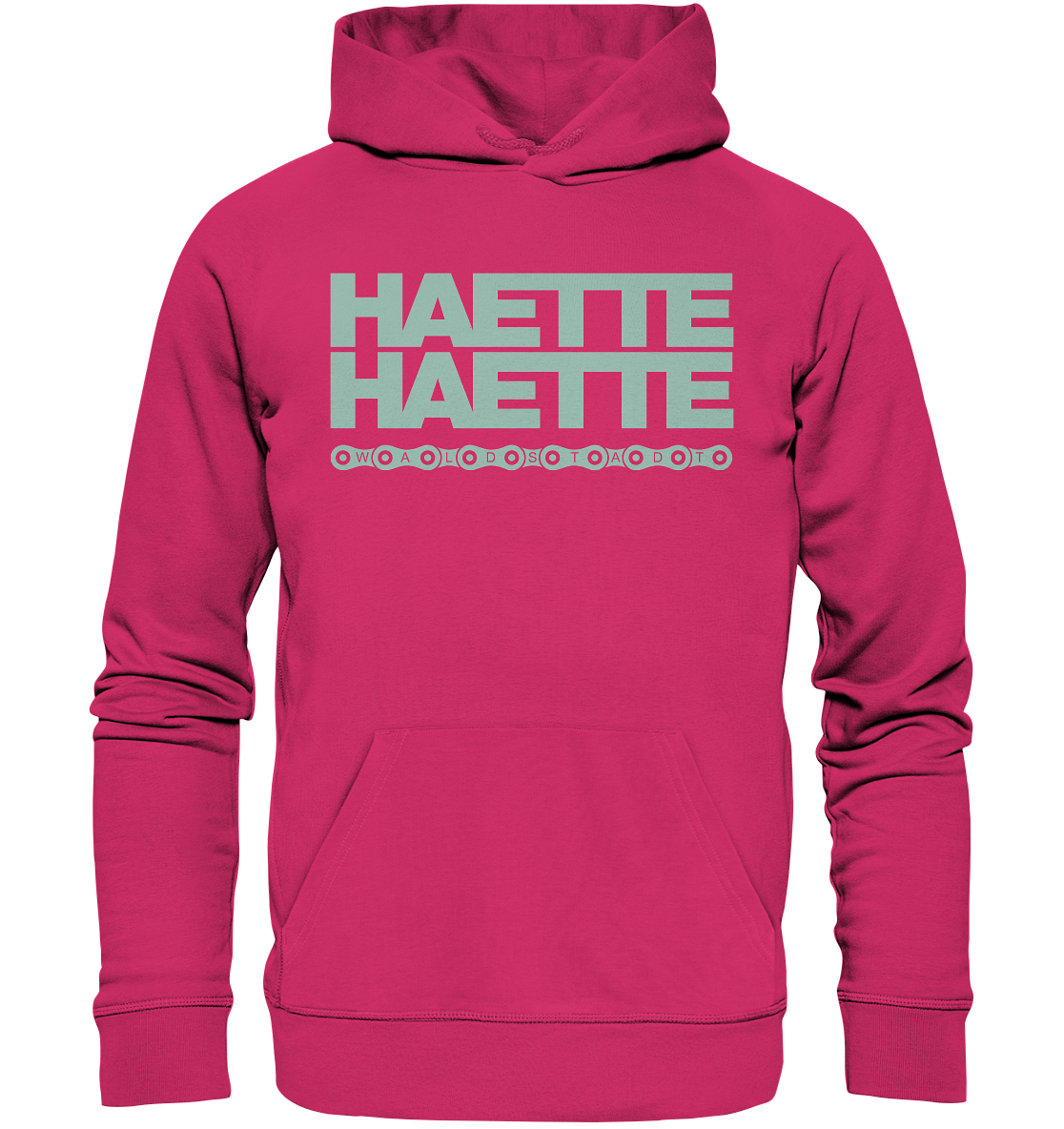 Haette Haette Fahrradkette pepper - Organic Hoodie