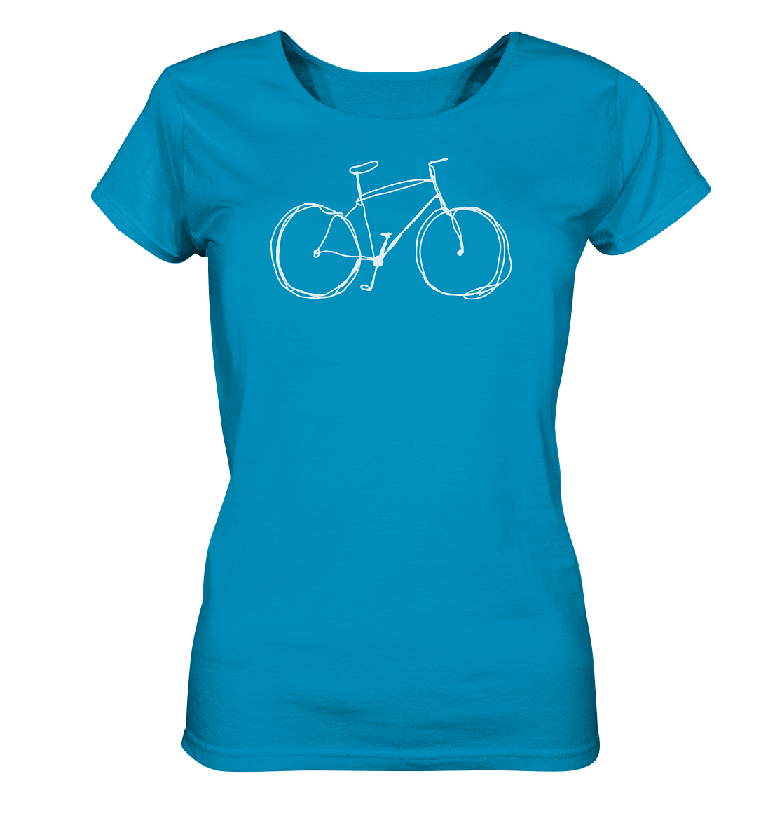 Kritzelfahrrad - Ladies Organic Shirt