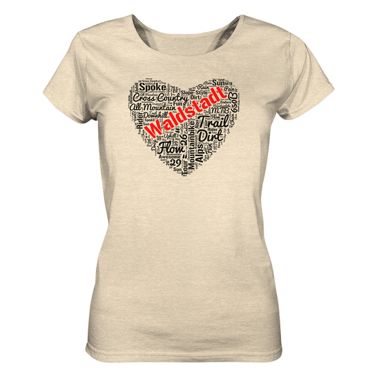Waldstadt heart - Ladies Organic Shirt