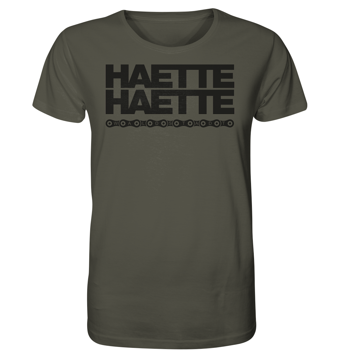 Haette Haette Fahrradkette b - Organic Shirt